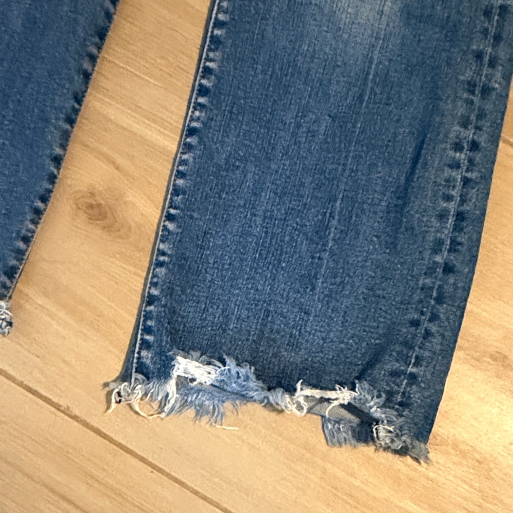 Denim Blue Straight Leg Women's Jeans - Picture 5 of 6